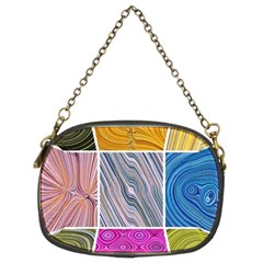 Electric Field Art Collage Ii Chain Purse (two Sides) by okhismakingart