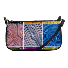 Electric Field Art Collage Ii Shoulder Clutch Bag by okhismakingart