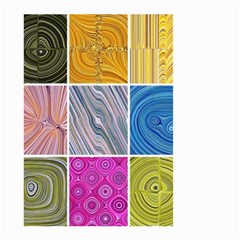 Electric Field Art Collage Ii Small Garden Flag (two Sides) by okhismakingart