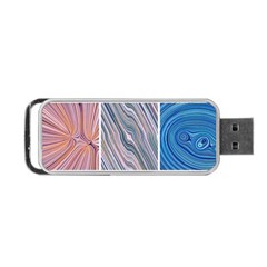 Electric Field Art Collage Ii Portable Usb Flash (two Sides) by okhismakingart