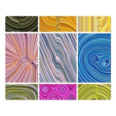 Electric Field Art Collage Ii Double Sided Flano Blanket (large)  by okhismakingart