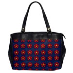 Red Begonias Oversize Office Handbag Front