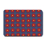 Red Begonias Small Doormat  24 x16  Door Mat