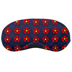 Red Begonias Sleeping Masks by WensdaiAmbrose