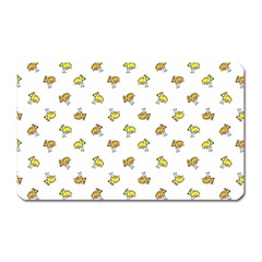 Birds, Animal, Cute, Sketch, Wildlife, Wild, Cartoon, Doodle, Scribble, Fashion, Printed, Allover, For Kids, Drawing, Illustration, Print, Design, Patterned, Pattern Magnet (rectangular)