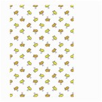 birds, animal, cute, sketch, wildlife, wild, cartoon, doodle, scribble, fashion, printed, allover, for kids, drawing, illustration, print, design, patterned, pattern Small Garden Flag (Two Sides) Front