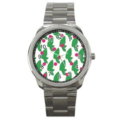 Feuilles Et Pois Sport Metal Watch by perlette