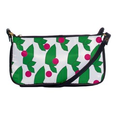 Feuilles Et Pois Shoulder Clutch Bag by perlette