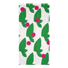 Feuilles Et Pois Shower Curtain 36  X 72  (stall)  by perlette