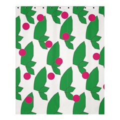 Feuilles Et Pois Shower Curtain 60  X 72  (medium) 