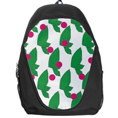 Feuilles Et Pois Backpack Bag