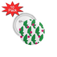 Feuilles Et Pois 1 75  Buttons (10 Pack) by perlette