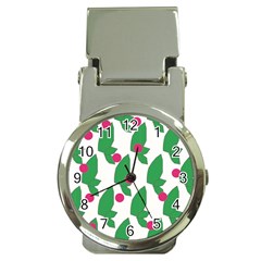 Feuilles Et Pois Money Clip Watches by perlette