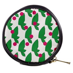 Feuilles Et Pois Mini Makeup Bag