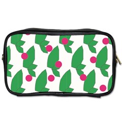 Feuilles Et Pois Toiletries Bag (two Sides) by perlette