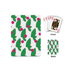 Feuilles Et Pois Playing Cards (mini)