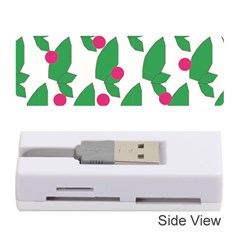 Feuilles Et Pois Memory Card Reader (stick) by perlette