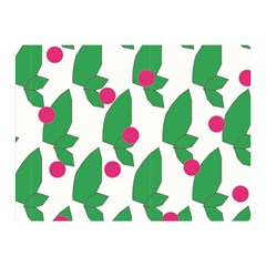 Feuilles Et Pois Double Sided Flano Blanket (mini)  by perlette