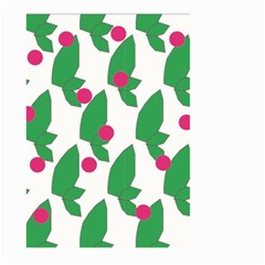 Feuilles Et Pois Large Garden Flag (two Sides) by perlette