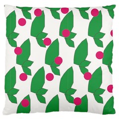 Feuilles Et Pois Large Cushion Case (one Side) by perlette