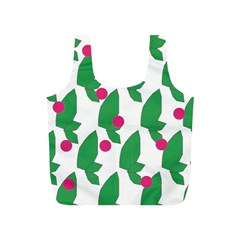 Feuilles Et Pois Full Print Recycle Bag (s) by perlette