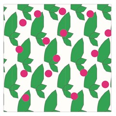 Feuilles Et Pois Large Satin Scarf (square) by perlette