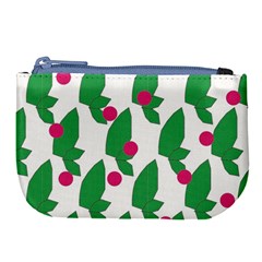 Feuilles Et Pois Large Coin Purse by perlette