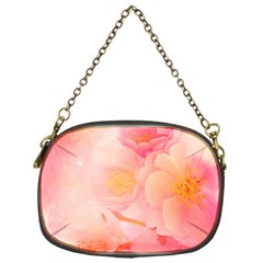 Wonderful Floral Design, Soft Colors Chain Purse (one Side) by FantasyWorld7