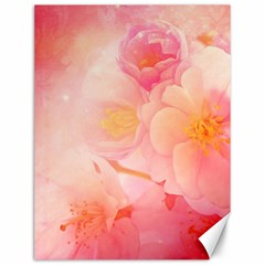 Wonderful Floral Design, Soft Colors Canvas 12  X 16  by FantasyWorld7