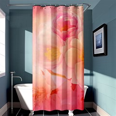 Wonderful Floral Design, Soft Colors Shower Curtain 36  X 72  (stall)  by FantasyWorld7