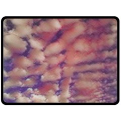 Clouds Fleece Blanket (large)  by StarvingArtisan