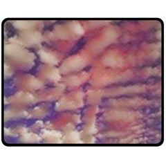 Clouds Double Sided Fleece Blanket (medium)  by StarvingArtisan