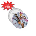 Bal Du Moulin Rouge French Cancan 1.75  Buttons (100 pack)  Front