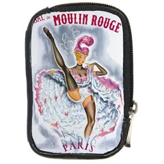 Bal Du Moulin Rouge French Cancan Compact Camera Leather Case by StarvingArtisan