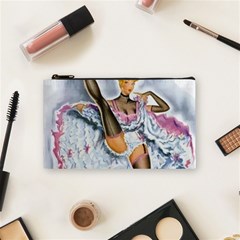 Bal Du Moulin Rouge French Cancan Cosmetic Bag (small) by StarvingArtisan