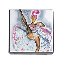 Bal Du Moulin Rouge French Cancan Memory Card Reader (square 5 Slot) by StarvingArtisan