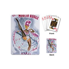 Bal Du Moulin Rouge French Cancan Playing Cards (mini) by StarvingArtisan