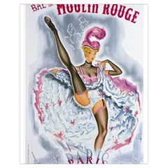 Bal Du Moulin Rouge French Cancan Drawstring Bag (small) by StarvingArtisan