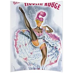 Bal Du Moulin Rouge French Cancan Back Support Cushion by StarvingArtisan