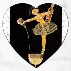 Pernis Champagne Jigsaw Puzzle (heart) by StarvingArtisan