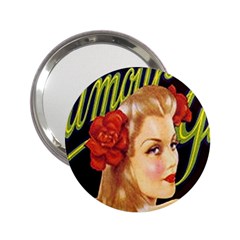 Blonde Bombshell Retro Glamour Girl Posters 2 25  Handbag Mirrors by StarvingArtisan