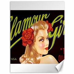 Blonde Bombshell Retro Glamour Girl Posters Canvas 36  X 48  by StarvingArtisan