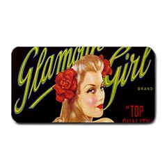 Blonde Bombshell Retro Glamour Girl Posters Medium Bar Mats by StarvingArtisan