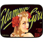 Blonde Bombshell retro Glamour Girl Posters Double Sided Fleece Blanket (Mini)  35 x27  Blanket Front