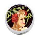 Blonde Bombshell retro Glamour Girl Posters 4-Port USB Hub (Two Sides) Front