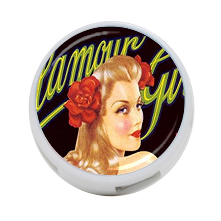 Blonde Bombshell retro Glamour Girl Posters 4-Port USB Hub (Two Sides)