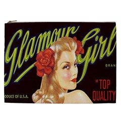 Blonde Bombshell Retro Glamour Girl Posters Cosmetic Bag (xxl) by StarvingArtisan