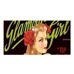 Blonde Bombshell Retro Glamour Girl Posters Satin Shawl by StarvingArtisan