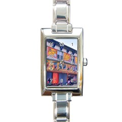 Coney Island Freak Show Rectangle Italian Charm Watch by StarvingArtisan