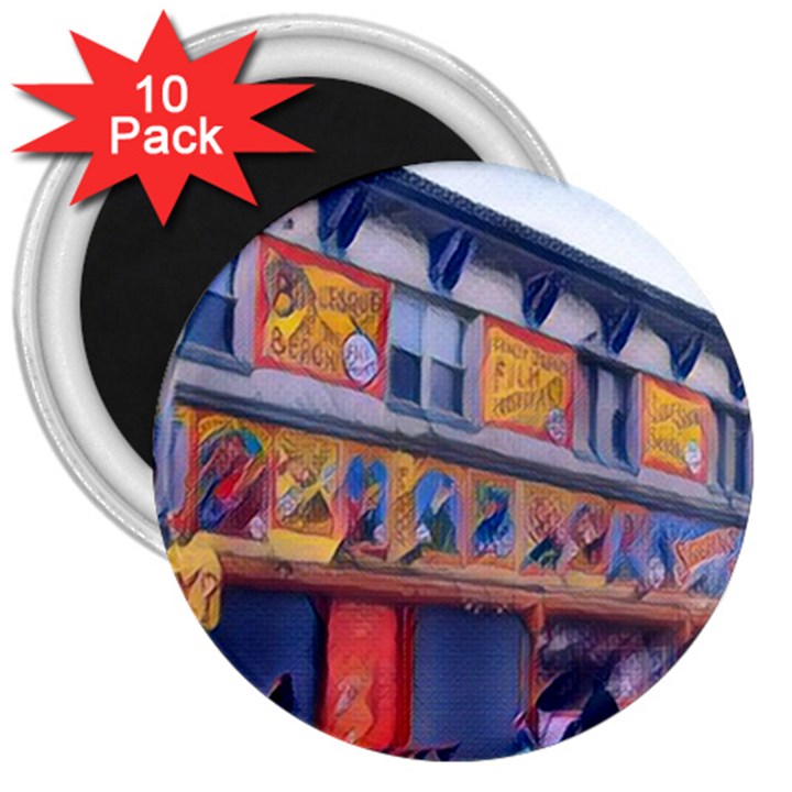 Coney Island Freak Show 3  Magnets (10 pack) 